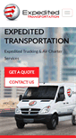 Mobile Screenshot of expeditedtransportation.com